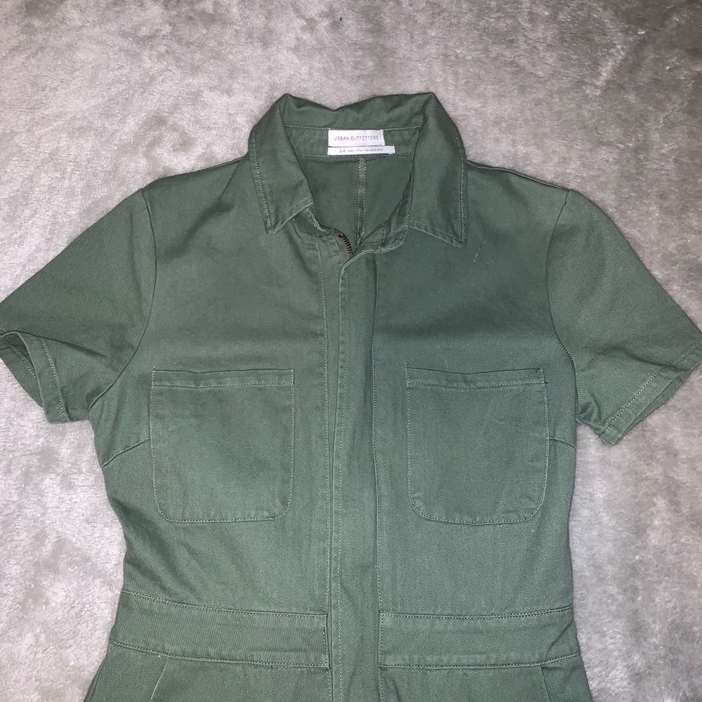 urban outfitters canvas flight jumpsuit